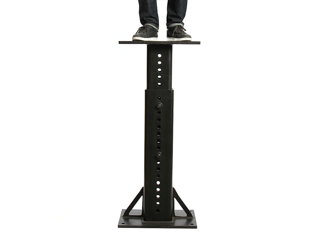 adjustable industrial pedestal at 1stDibs