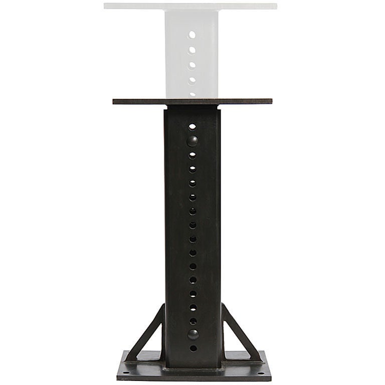 adjustable industrial pedestal at 1stDibs