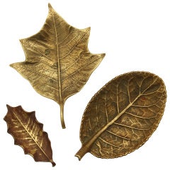 Vintage Christmas Leaves By Oskar J W Hansen