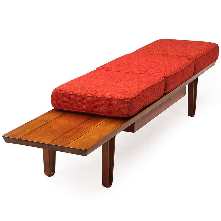 Long John Bench By Edward Wormley In Good Condition In Sagaponack, NY