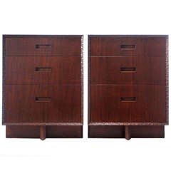 Pair of Drawer Cabinets designed by Frank Lloyd Wright
