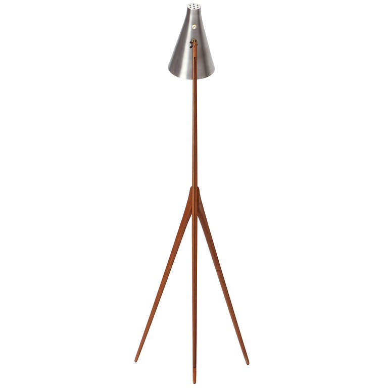 Scandinavian Modern Floor Lamp By Uno and Osten Kristiansson