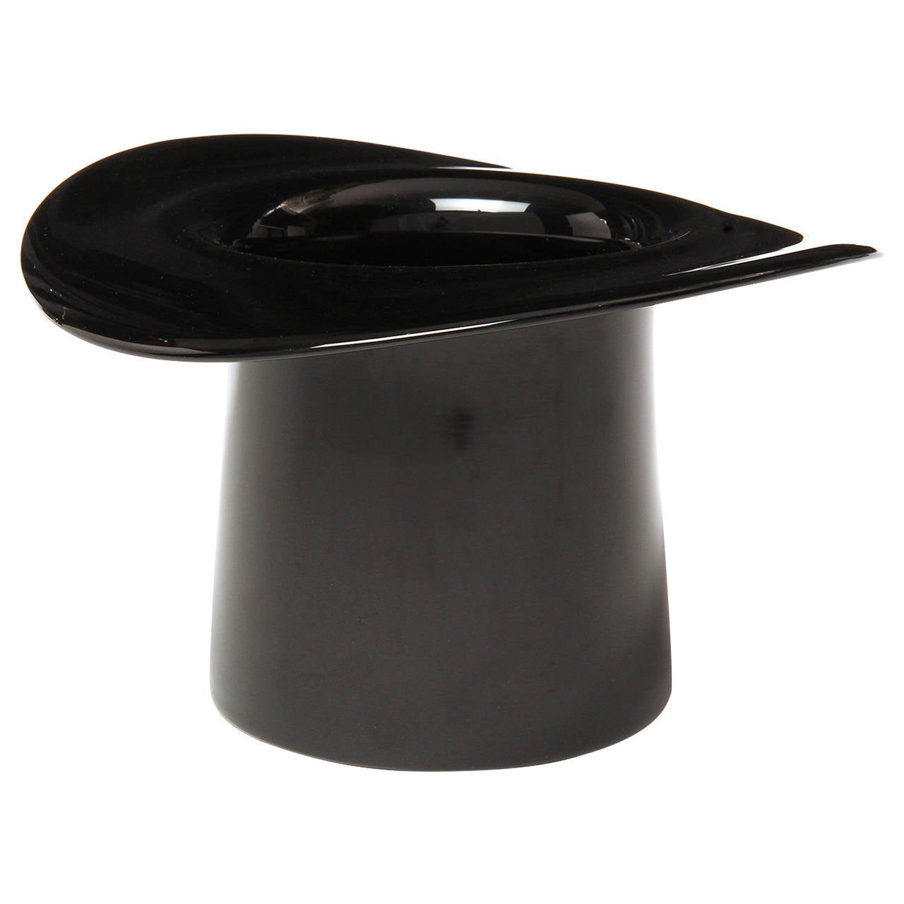 Blown Glass Top Hat For Sale at 1stdibs