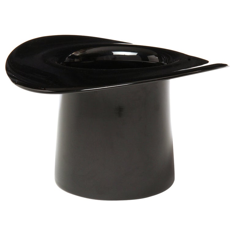 Blown Glass Top Hat For Sale at 1stDibs