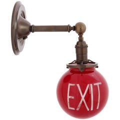 Exit Light Sconce