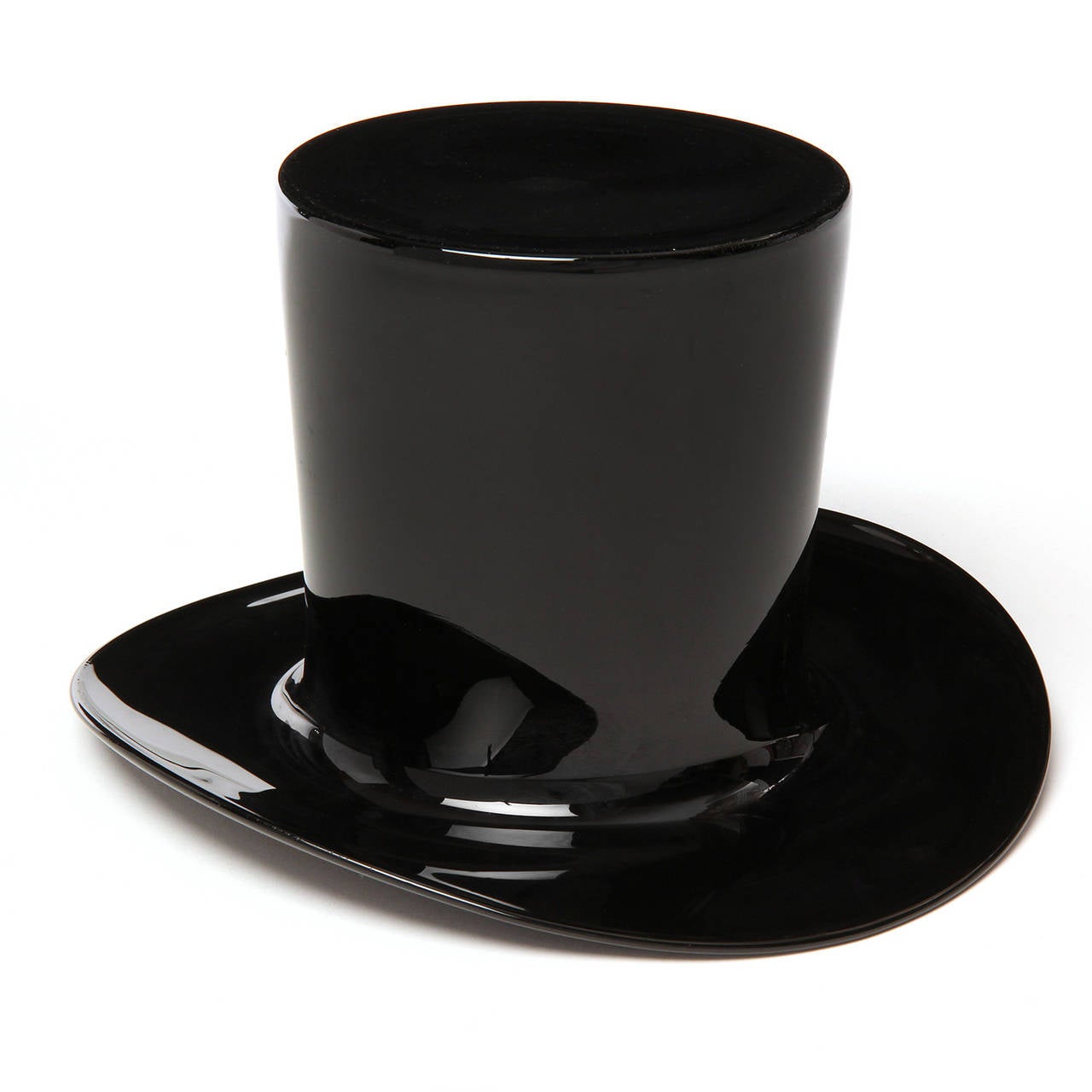 Mid-20th Century Blown Glass Top Hat