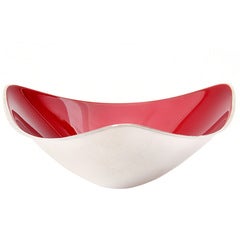 Vintage Red Bowl by Reed & Barton