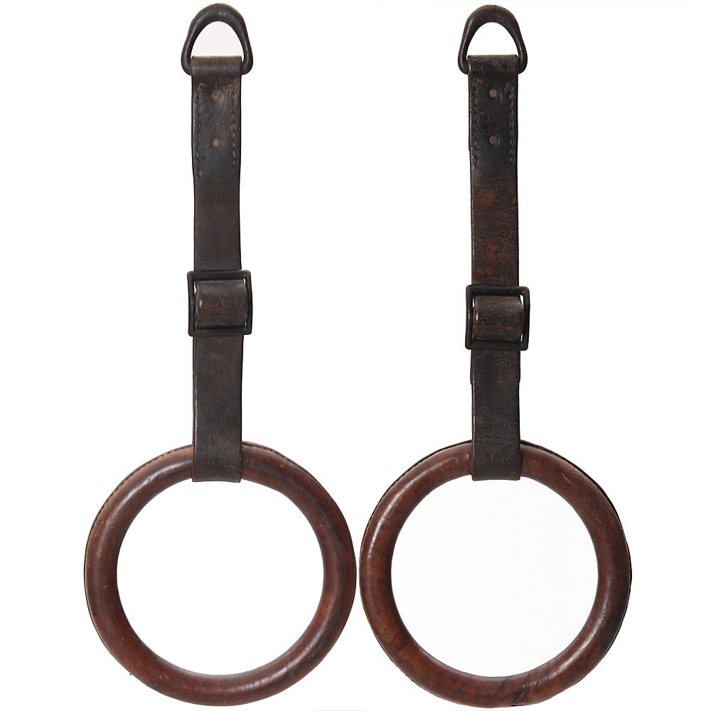 Leather Wrapped Gymnastic Rings