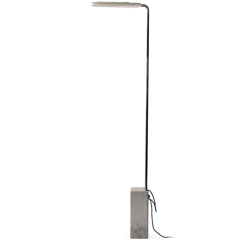 Mid-Century Modern Marble Floor Lamp by Bruno Gecchelin  For Sale