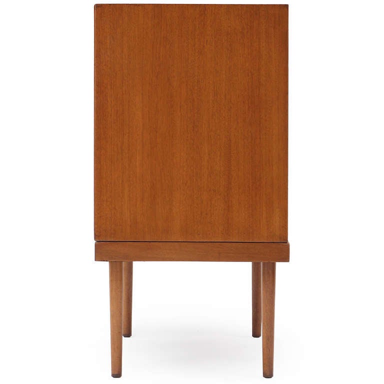 A rare and masterful chest of drawers from the line of modular furniture designed by Charles Eames and Eero Saarinen in 1941, which won them first place in the Museum of Modern Art's seminal 