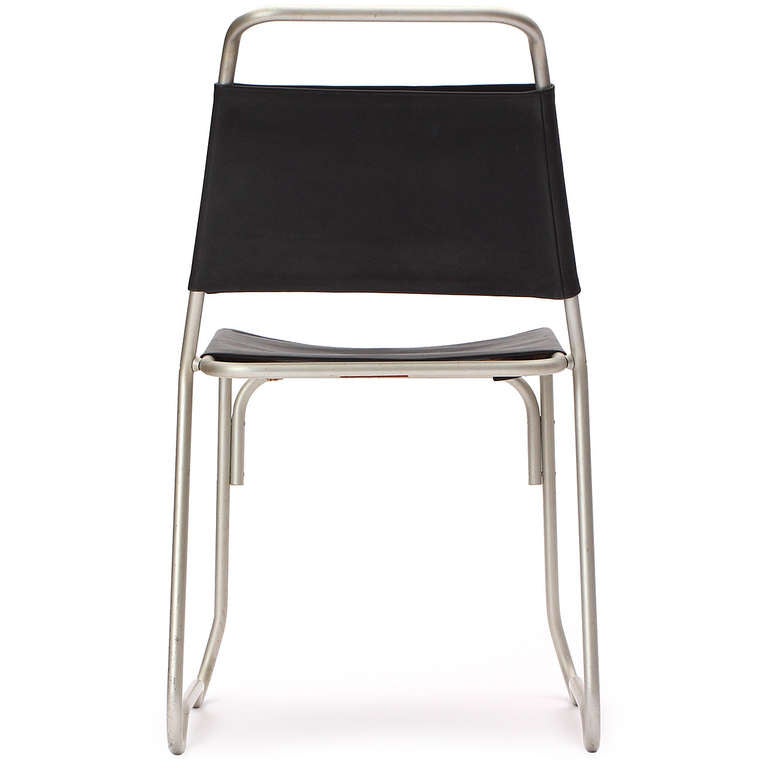 Mid-20th Century Aluma-Stack Chair by Jack Heaney for Treitel - Gratz Co. Inc., 1947 For Sale