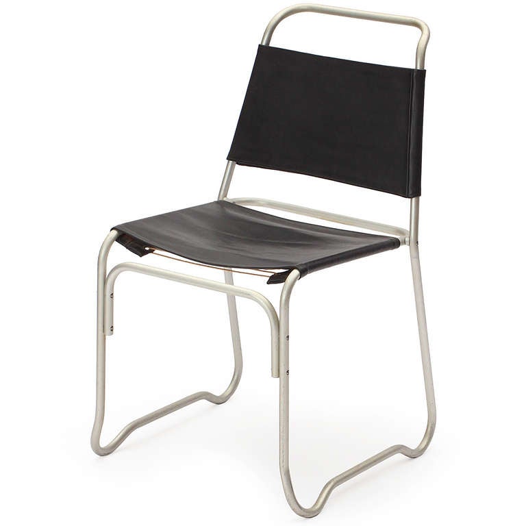Mid-Century Modern Aluma-Stack Chair by Jack Heaney for Treitel - Gratz Co. Inc., 1947 For Sale