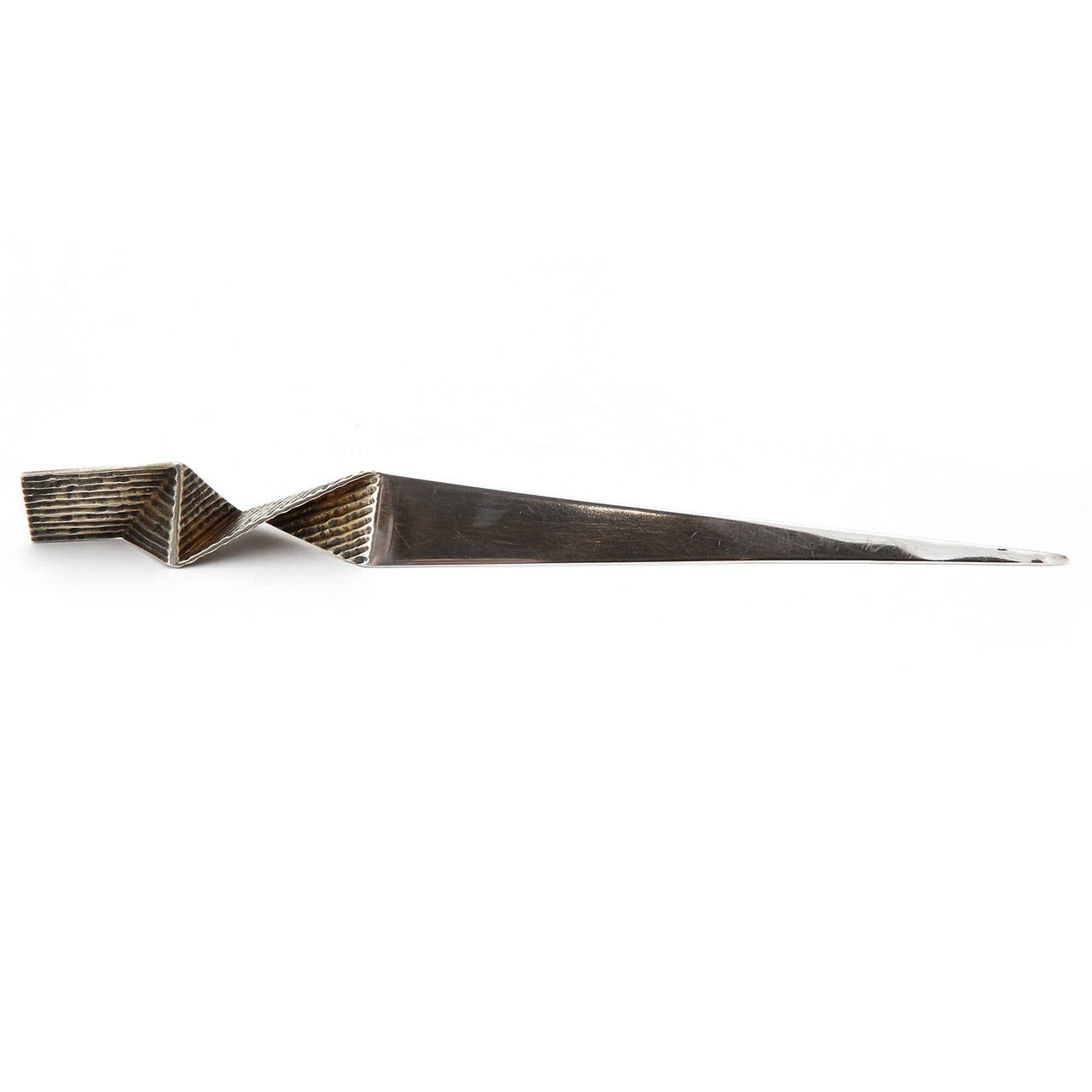 Mid-Century Modern Modernist Sterling Silver Letter Opener by Dunhill