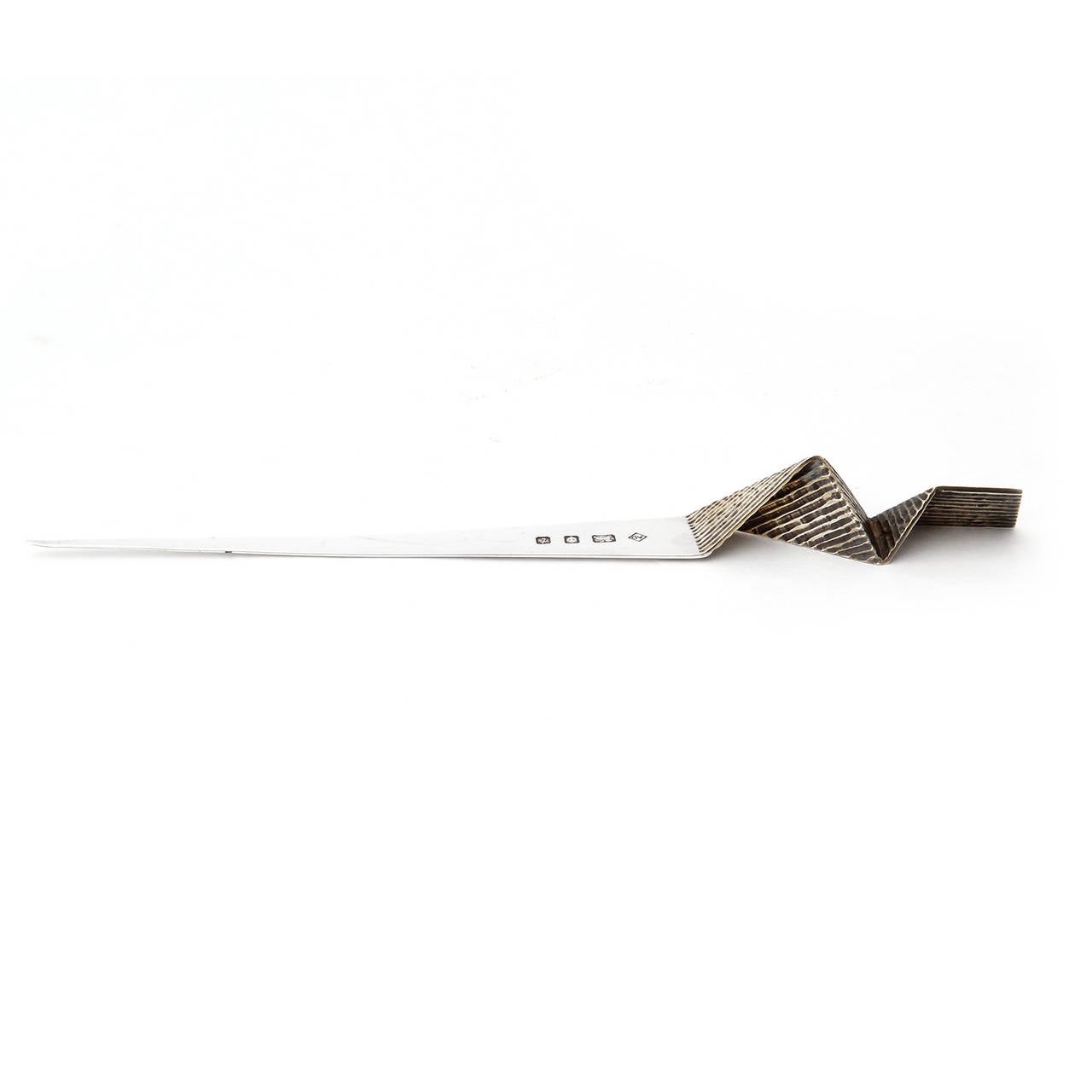 Modernist Sterling Silver Letter Opener by Dunhill In Good Condition In Sagaponack, NY