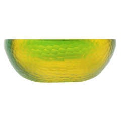 Battuto Murano Bowl By Gino Cenedese