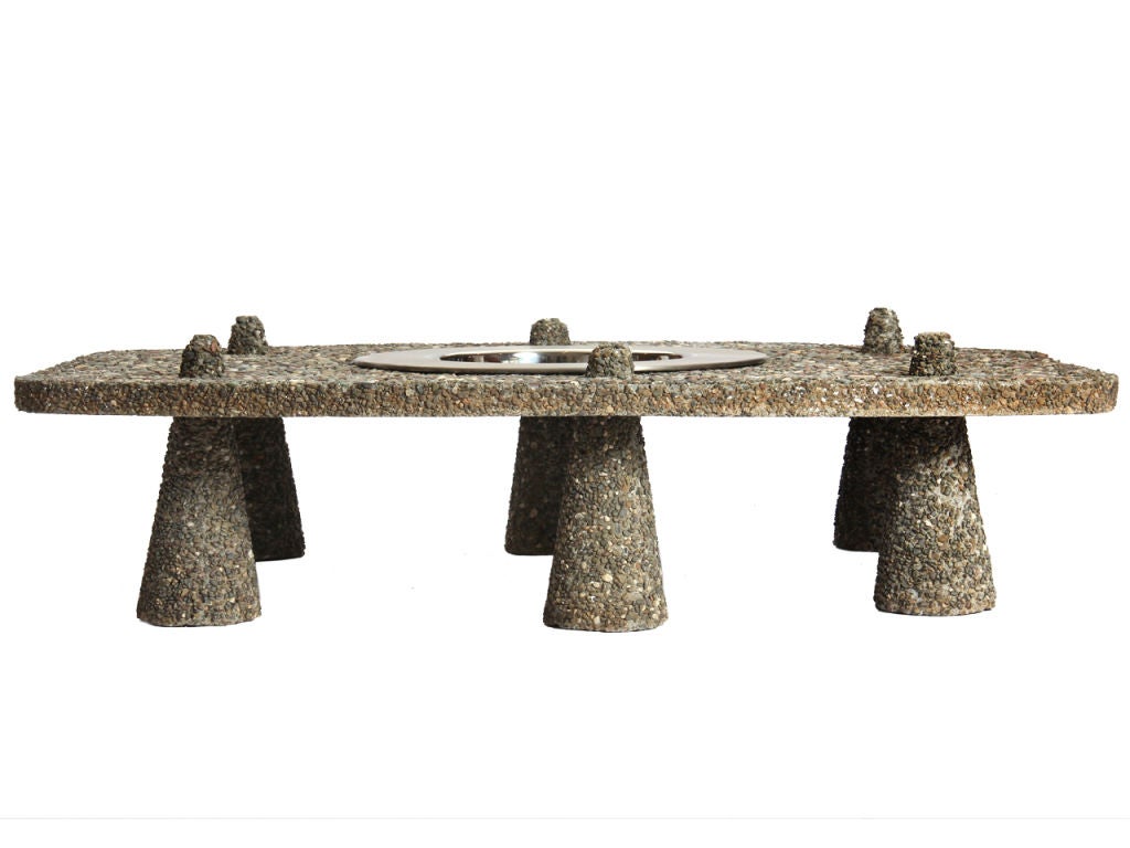 Cement and Stone Low Table 1