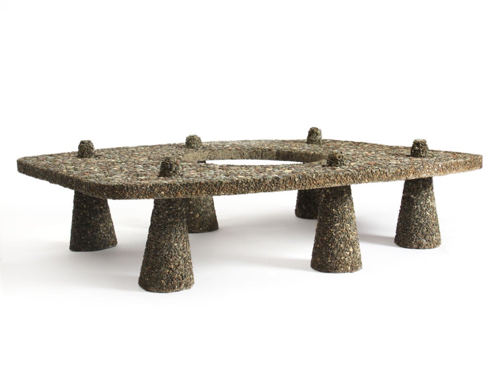 Cement and Stone Low Table 4