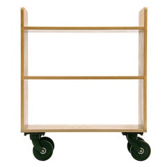 Oak Library Cart by Wyeth