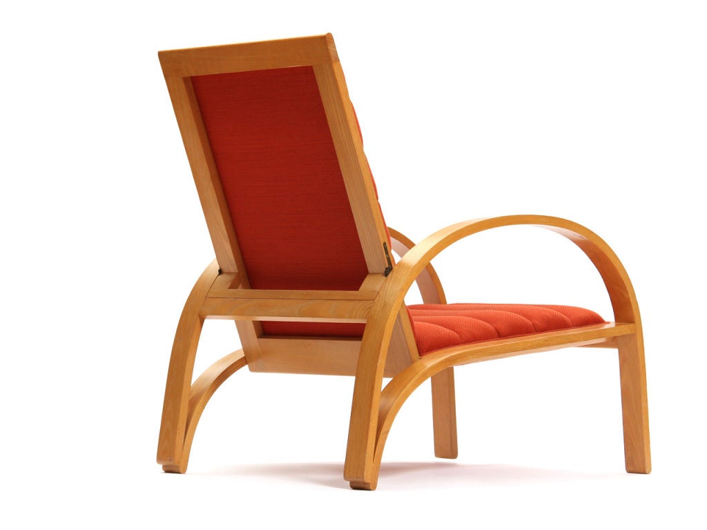 Mid-20th Century Ash Lounge Chair by Ward Bennett For Sale