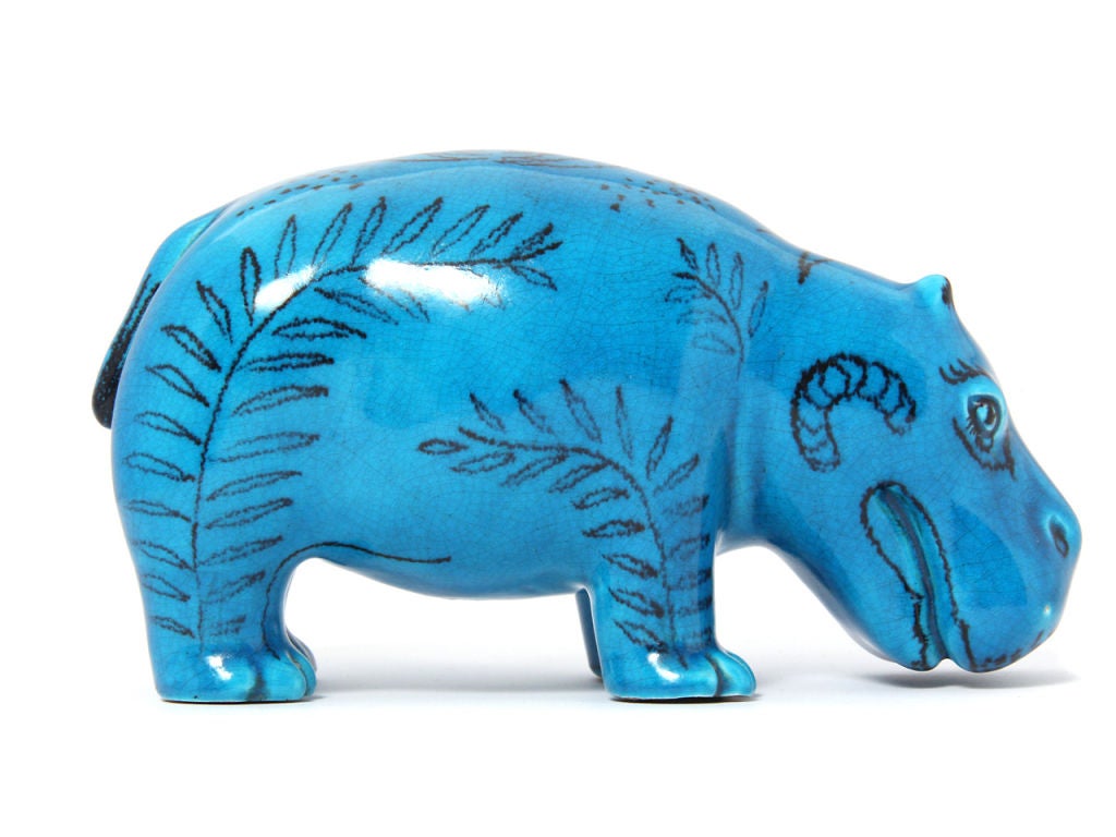 blue hippo louvre