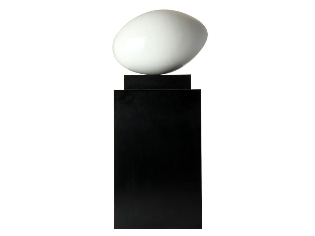 Danish Large Fiberglass Egg Sculpture
