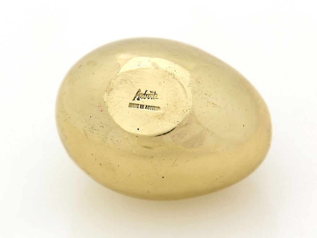Mid-Century Modern Egg Paperweight by Carl Aubock