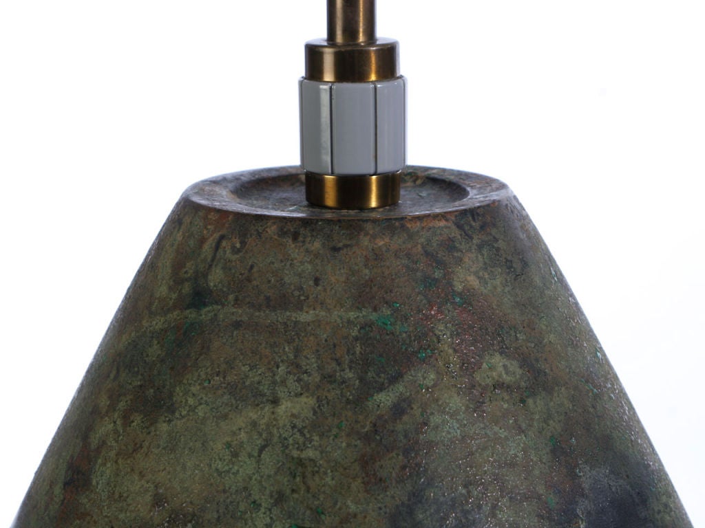 Mid-20th Century Bronze Table Lamps by Damon Giffard