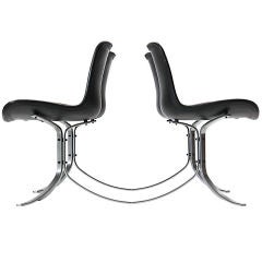PK-9 Tulip Chairs by Poul Kjaerholm