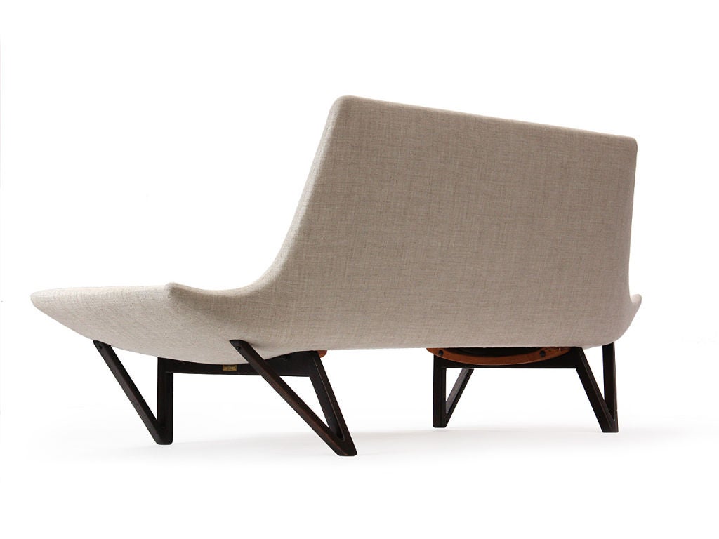 Sofa By Edvard And Tove Kindt-Larsen In Fair Condition In Sagaponack, NY