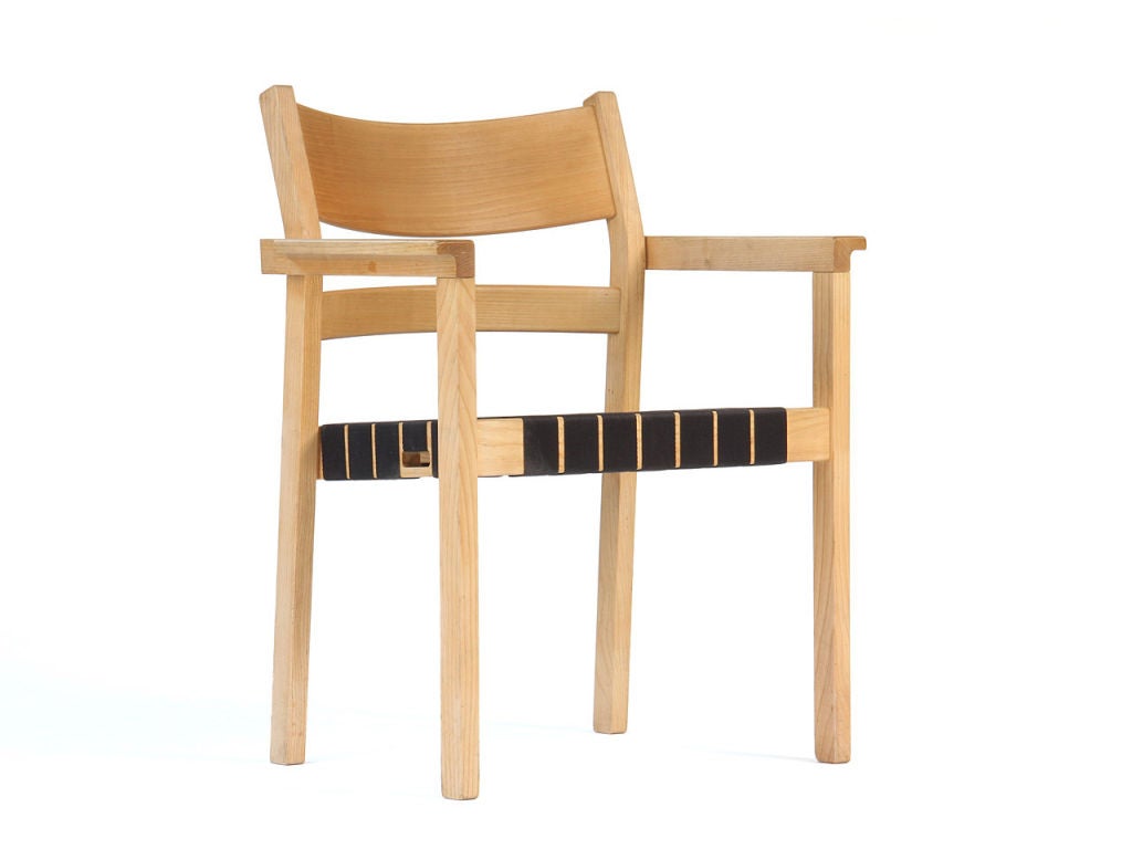 Danois Ensemble de six fauteuils empilables de Hans Wegner & Johannes Hansen en vente