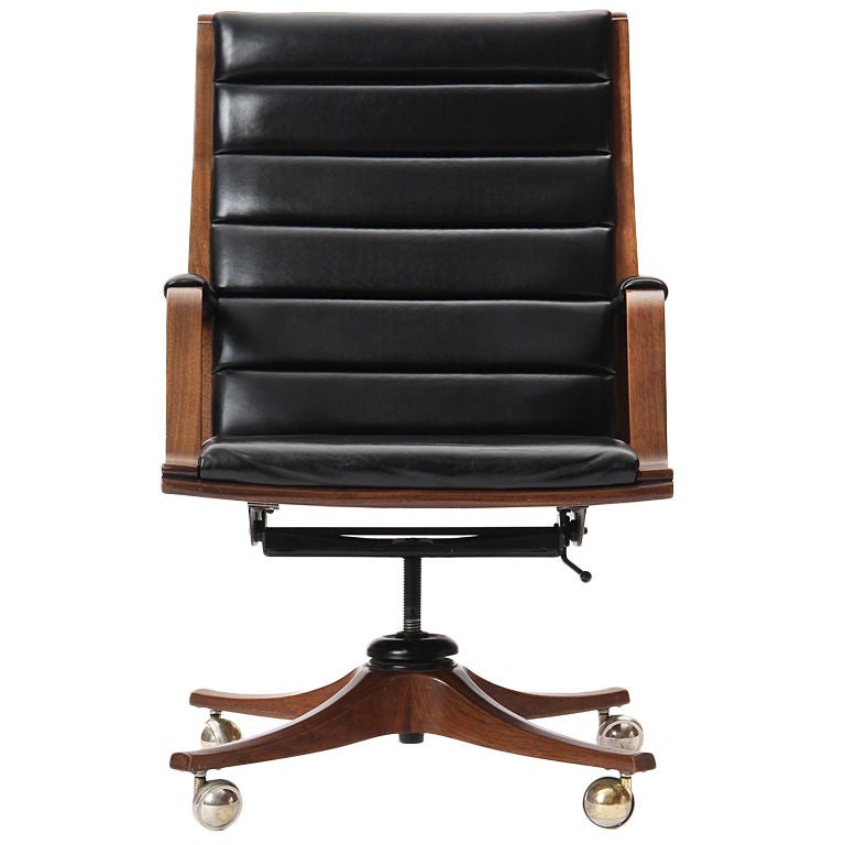 executive desk chair by Edward Wormley