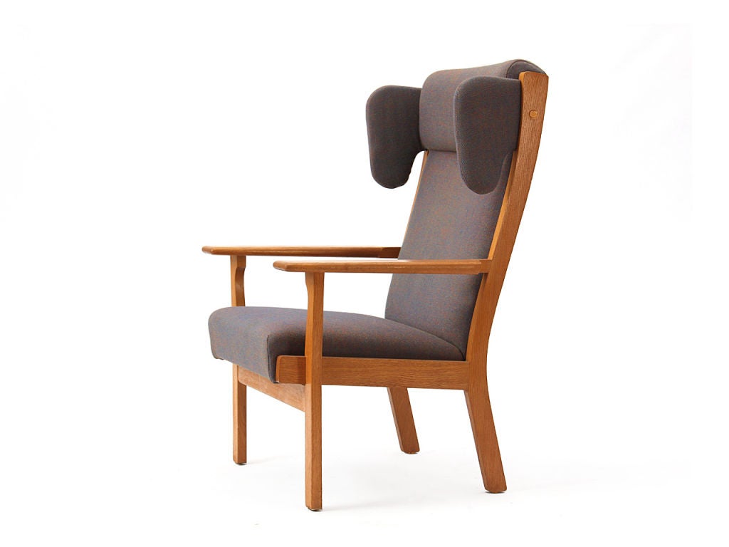 Danish Wingback Armchair by Hans Wegner For Sale