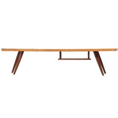 Long Low Table With Shelf By George Nakashima