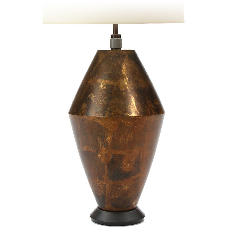 Gilded Bronze Lamp by Damon Giffard