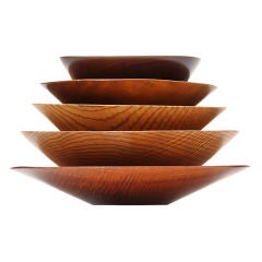 selection of bowls by Bob Stocksdale
