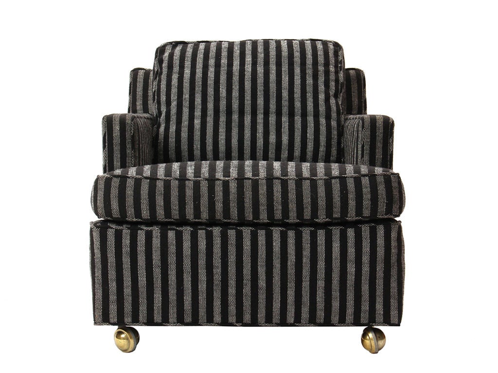 lounge chairs and ottomans by Edward Wormley