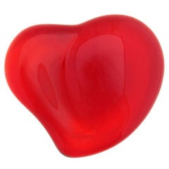 glass heart by Elsa Perreti for Tiffany & Co.