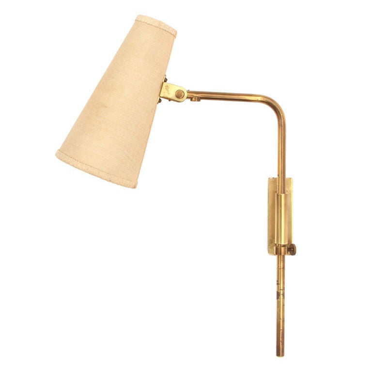 Petite Adjustable Wall Sconce by Paavo Tynell