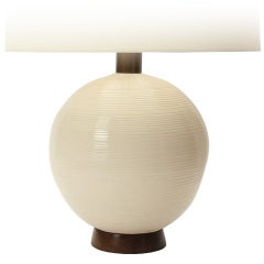 ceramic table lamp by Jean Besnard