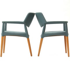 Armchairs by Larsen and Madsen