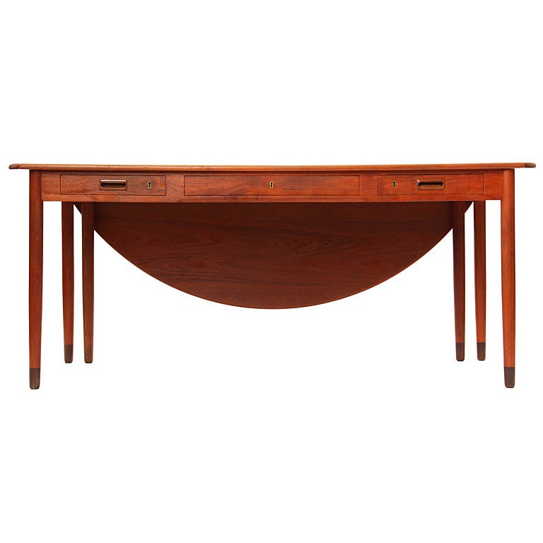 Drop Leaf Executive Desk by Willy Beck