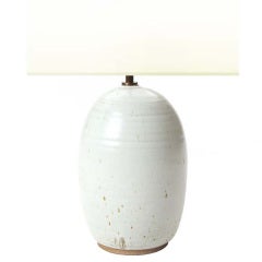 Petite White Ceramic Table Lamp
