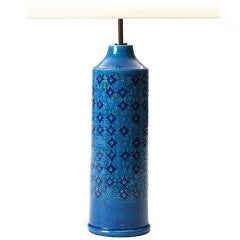 Blue Ceramic Lamp