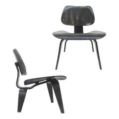 Late 1940s Black LCWs Chairs by Charles and Ray Eames