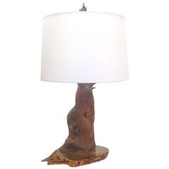 Burl Wood Table Lamp 11