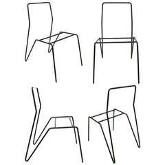 Set of 4 Chair Frames by Dorothy Schindele