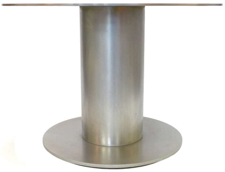 American Spectacular Stainless Steel Minimalist Side Table