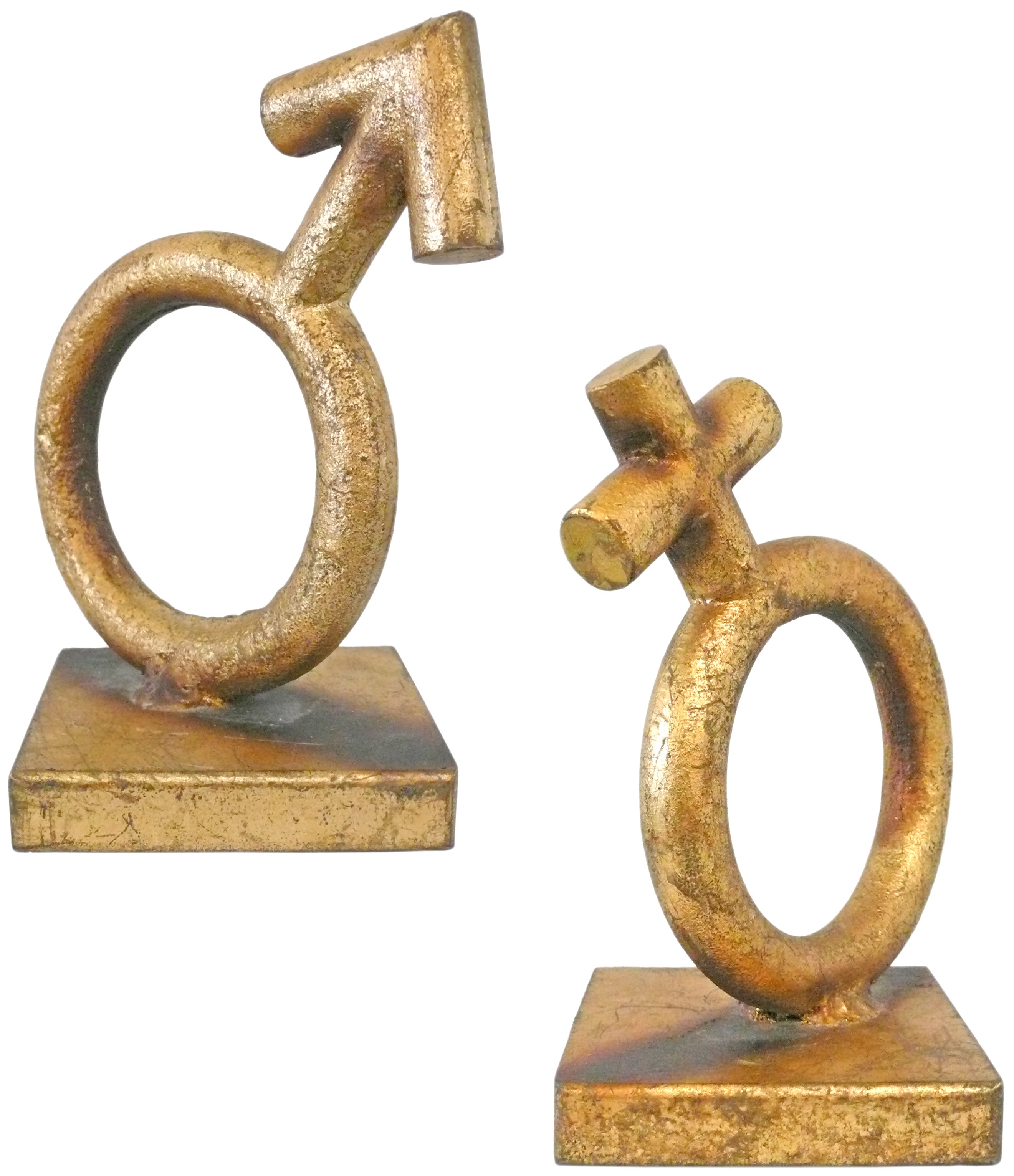 "Mars" and "Venus" Bookends by Jere