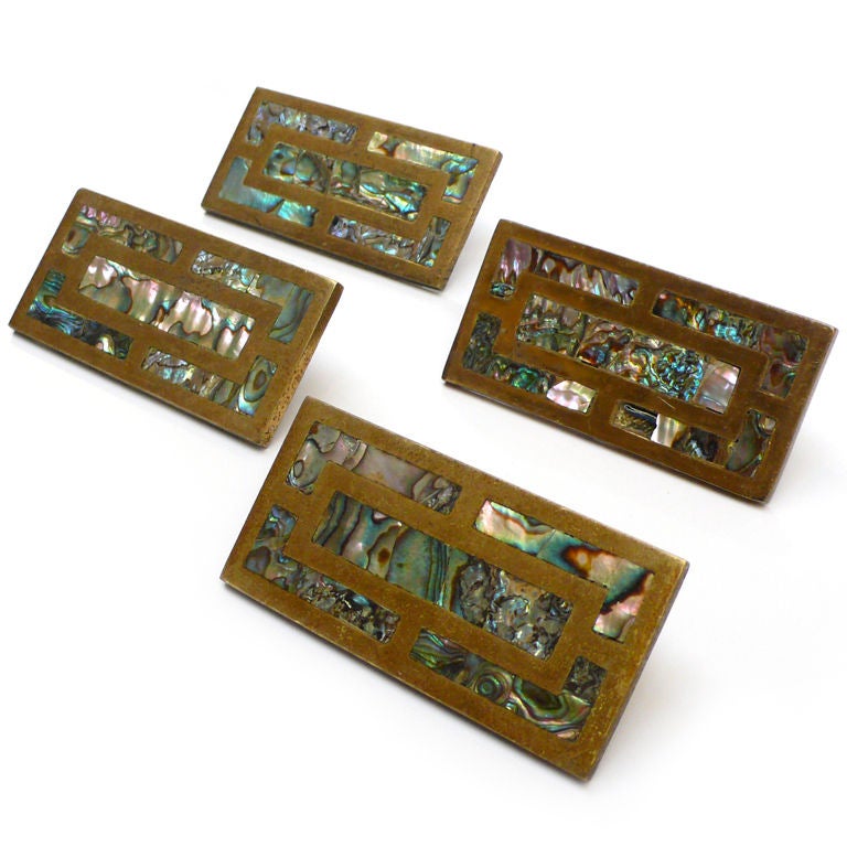 Mexican Brass and Abolone Drawer Pulls at 1stDibs mexican drawer