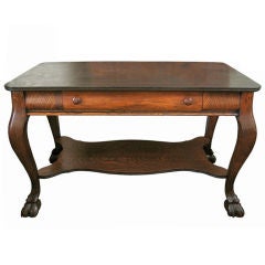 Antique European Claw foot Console